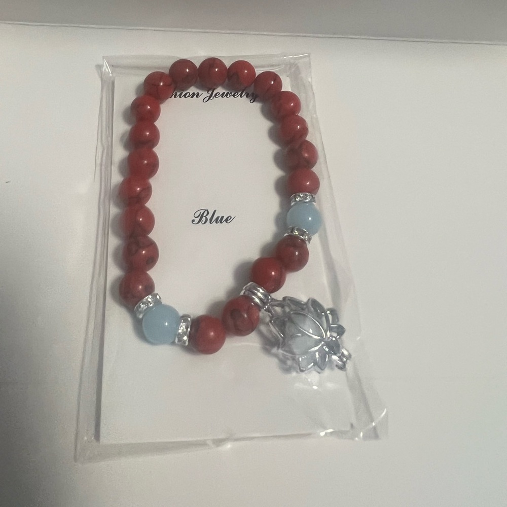 Yoga bracelet color red